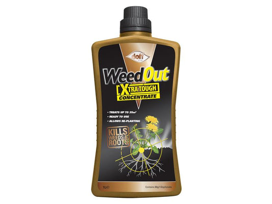 DOFF F-FC-A00-DOF-02 WeedOut Xtra Tough Weedkiller Concentrate 1 litre
