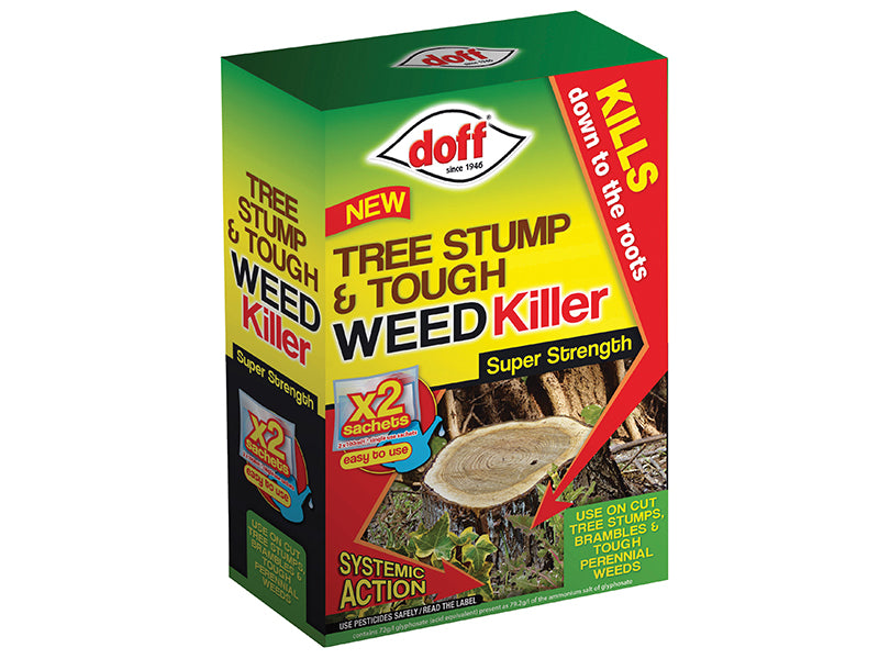 DOFF F-FG-002-DOF Tree Stump & Tough Weedkiller 2 Sachet