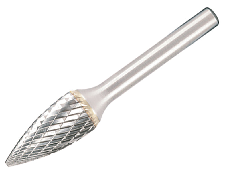 Dormer P8136.0X6.0 Solid Carbide Rotary Burr Bright Pointed Tree 6 x 6mm