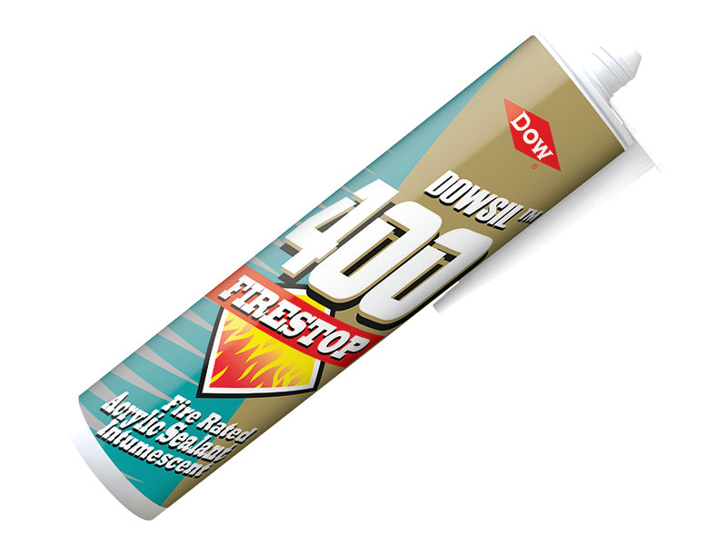 Dowsil 2938863/C06 Firestop 400 Acrylic Sealant White 380ml
