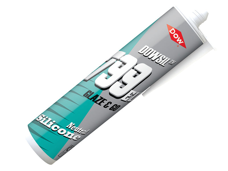 Dowsil 4068772/C05 799 Glaze & Go Silicone Sealant  White 310ml