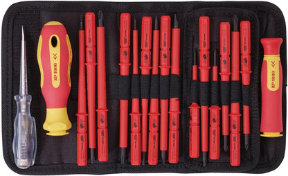Draper 05776 Ergo Plus Electricians 18 Piece VDE Screwdriver Set Interchangeable