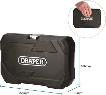 Draper 21441 DRAPER HI-TORQ� METRIC SOCKET SET, 1/4" SQ. DR. (40 PIECE)