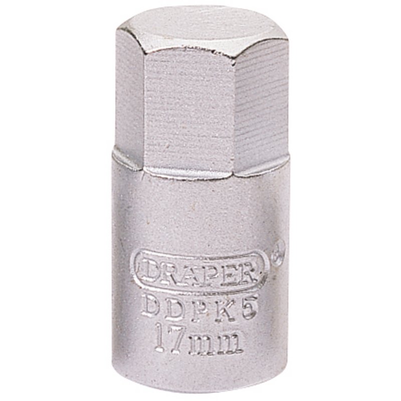 Draper DRAIN PLUG KEY 17MM HEX 38323 Drain Plug Keys