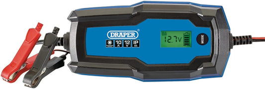 DRAPER 53491 - 6/12V Smart Charger and Battery Maintainer, 10A