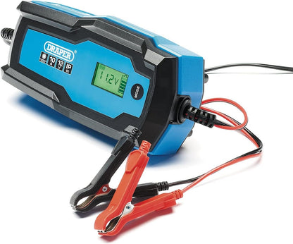 DRAPER 53491 - 6/12V Smart Charger and Battery Maintainer, 10A