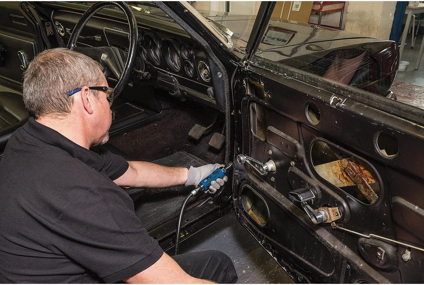 DRAPER 65019 - Draper Storm Force Stubby Air Ratchet (3/8" Sq. Dr.)