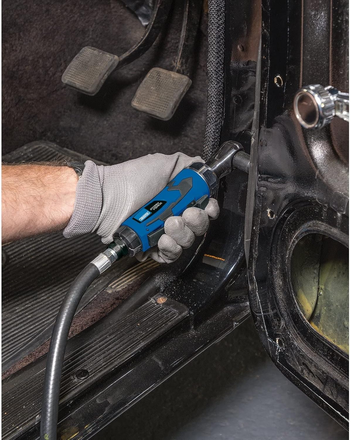 DRAPER 65019 - Draper Storm Force Stubby Air Ratchet (3/8" Sq. Dr.)