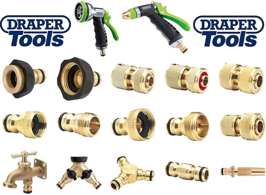 DRAPER Best Quality Brass Hose Connectors and Couplings