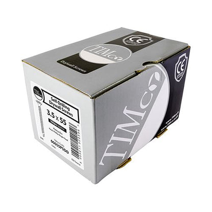 TIMCO Drywall Screw SELF DRILL Zinc 3.9 x 65 Silver Pack 500