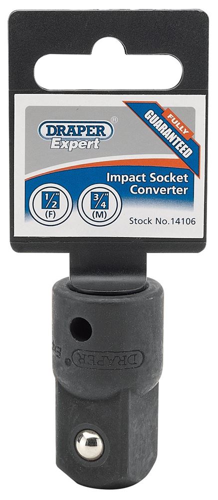 Draper 1/2FX3/4M IMPACT CONVRTER-PCKD 14106 Impact Socket Converters