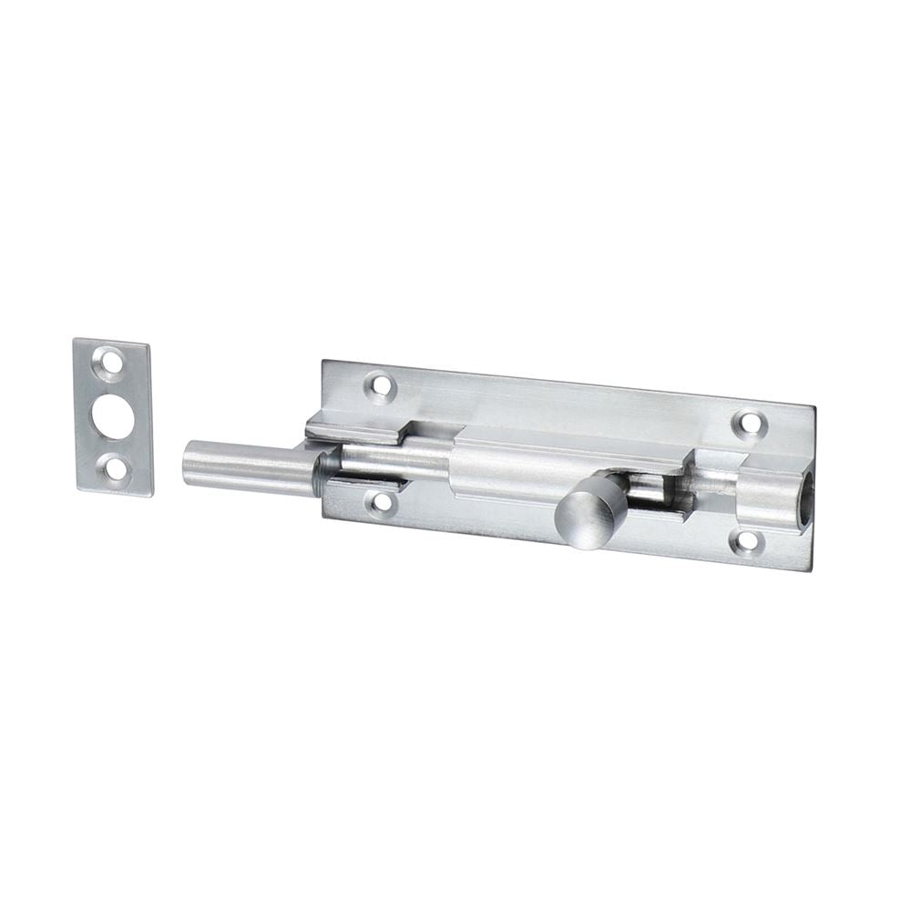 TIMCO Nkd. Barrel Bolt Sat. Chrome 75 x 25mm Pack 1