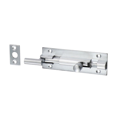 TIMCO Nkd. Barrel Bolt Sat. Chrome 75 x 25mm Pack 1
