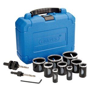 Draper COBALT HOLE SAW SET - 12PCS 08564 Cobalt Hole Saw Set (12 Piece)