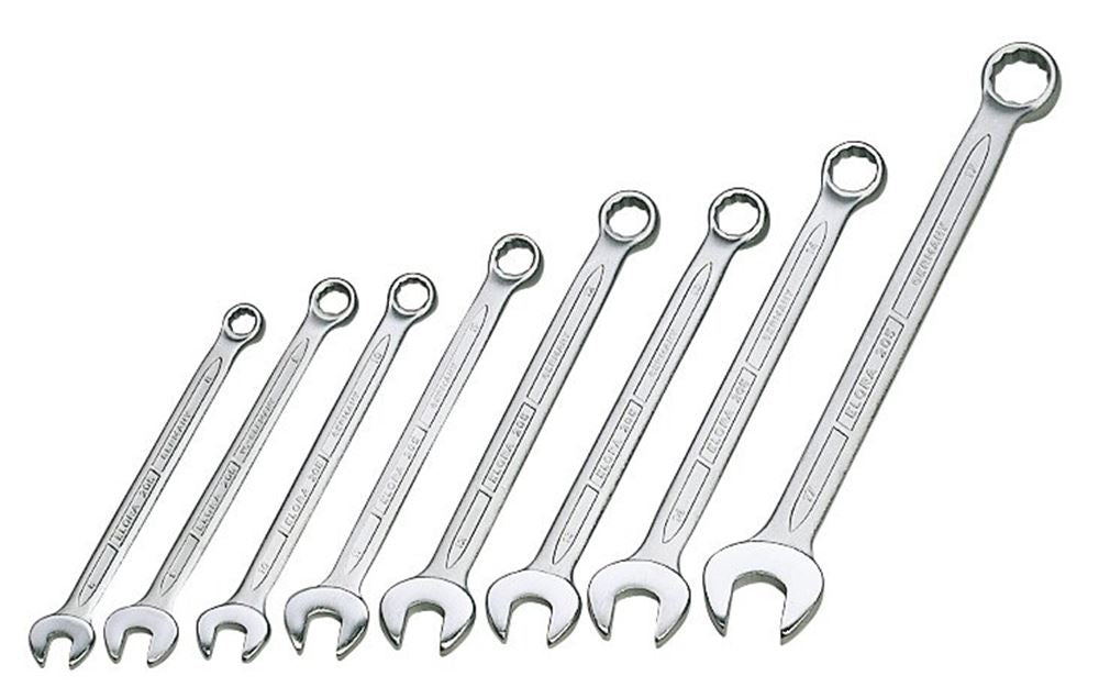 Draper 8-17MM COMBI-SPANNER SET 13710 Long Metric Combination Spanner Set (8 Piece)