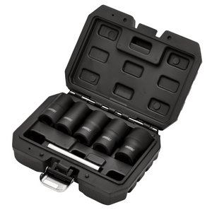 Draper 6PC IMP.WHEEL NUT SOCKET SET 12411 12411 Impact Wheel Nut Socket Set, 1/2" Sq. Dr. (6 Piece)
