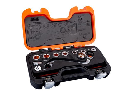 BAH S Type Ratchet Ring Wrench & Adaptor Set, 29 Piece