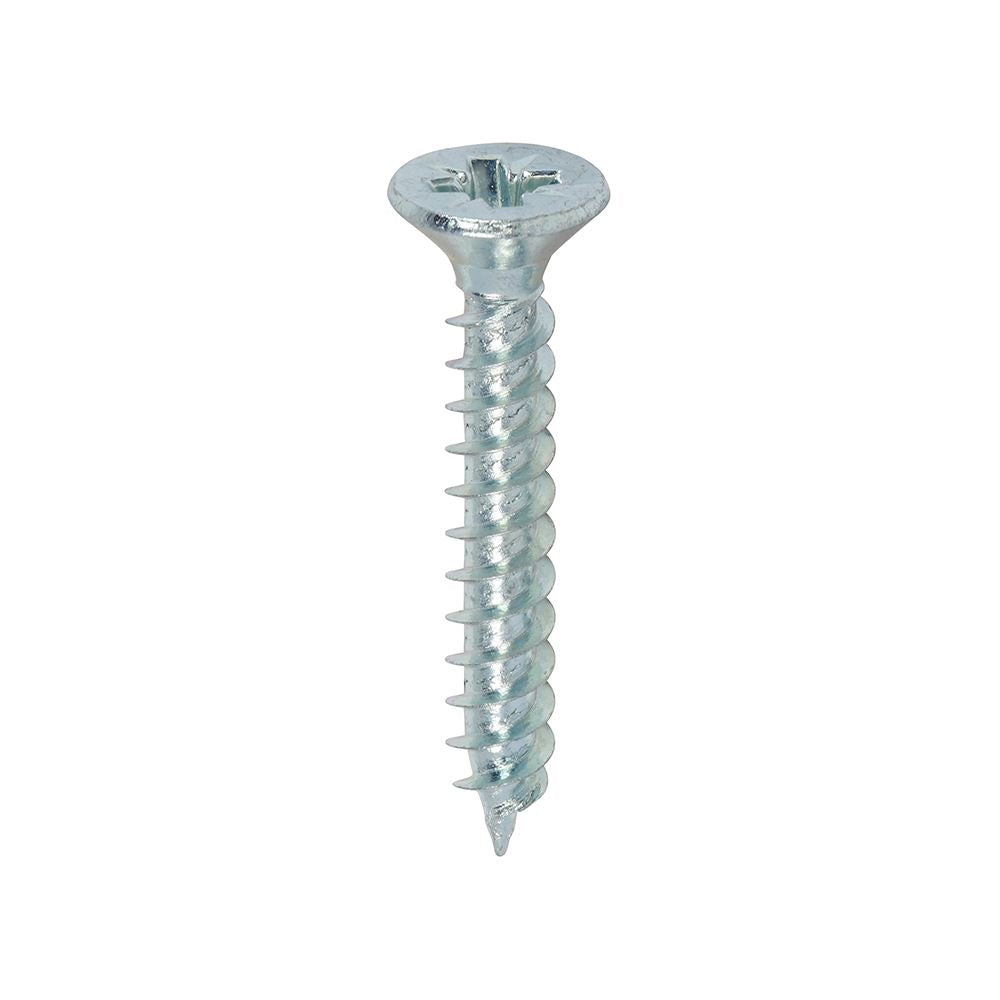 TIMCO Twin Woodscrew PZ2 CSK Zinc 7 x 1 Silver Pack 200