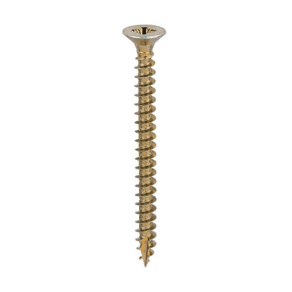 TIMCO Classic Screw PZ3 CSK ZYP 6.0 x 70 Gold Pack 200