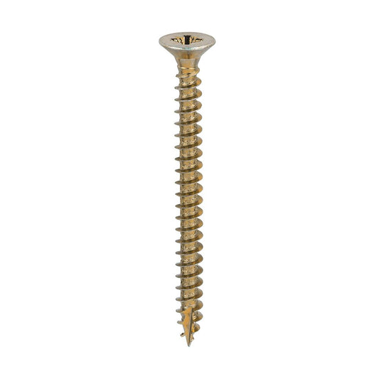 TIMCO Classic Screw PZ3 CSK ZYP 6.0 x 70 Gold Pack 200