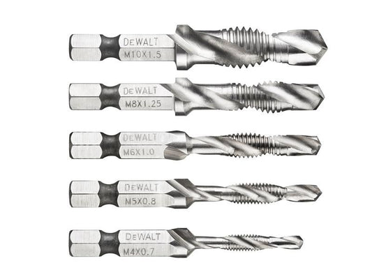DeWalt DT50060 Impact Ready Drill Tap Set, 5 Piece