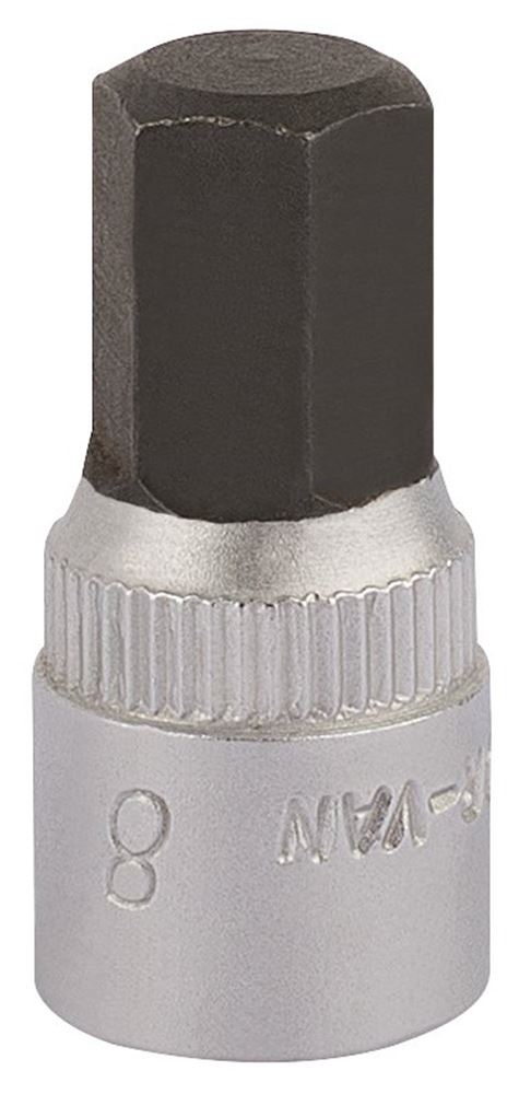 Draper 8MM HEX KEY SOCKET 1/4DRIVE 11128 Hexagon Screwdriver Sockets