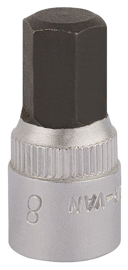 Draper 8MM HEX KEY SOCKET 1/4DRIVE 11128 Hexagon Screwdriver Sockets
