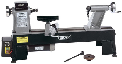 Draper 457MM COMPACT WOODLATHE 18 60989 60989 Compact Digital Variable Speed Wood Lathe, 550W