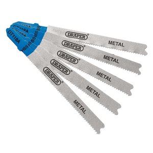 DRAPER 81729 - DT118A 92mm Jigsaw Blade Set (5 Piece)
