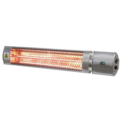 Sealey IWMH2000R High Efficiency Wall Mounting Infrared Short Wave Heater 2000W | 1000/2000W, 230V, Remote Control, Tip-Over Switch