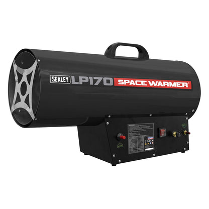 Sealey LP170 Space Warmer Propane Heater 102,000-170,000Btu/hr (30-50kW) | 102,000-170,000Btu/hr(30-50kW), 230V | 102,000-170,000Btu/hr(30-50kW)