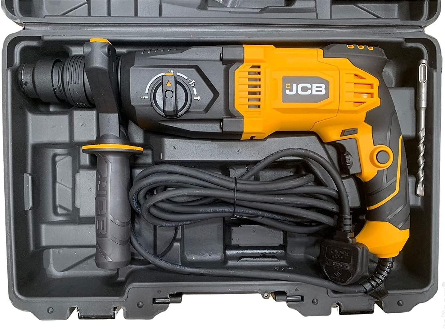 JCB 21-RH1050 1050W SDS Plus Rotary Hammer Drill 3 Mode Electric Drill for Concrete Masonry Brick Stone and Professional Construction Work