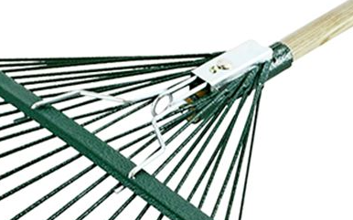 Faithfull Countryman Lawn Rake Steel Head Garden Leaf Rake Wooden Handle FAICOULRR