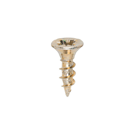 TIMCO Solo Woodscrew PZ2 CSK ZYP 3.5 x 12 Gold Pack 200