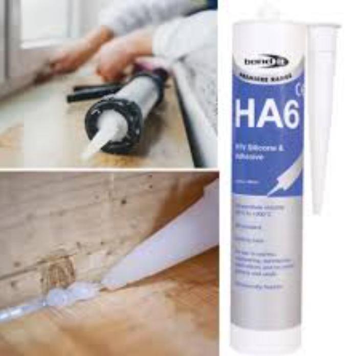 Bond It HA6 Marine Grade Aquarium Silicone Sealant 310ml – All Colours for Fish Tanks, Vivariums, Terrariums and Marine Sealing