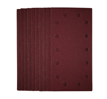 Draper SANDING SHEET 115X230MM 80G 55863 55863 1/2 Sanding Sheets with Hook and Loop, 115 x 230mm (Pack of 10)