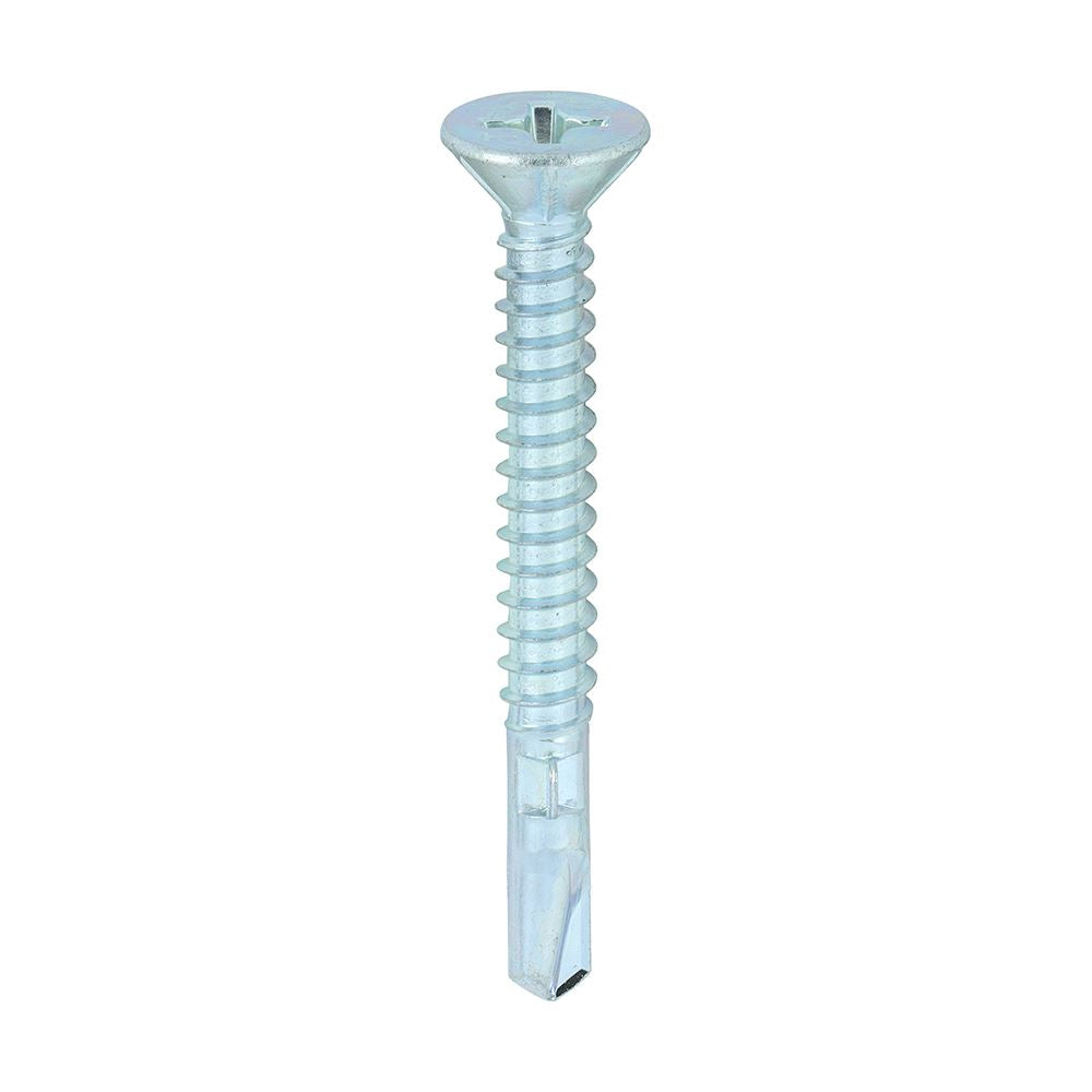 TIMCO WingTip Screw S/DRILL No3 Zinc 5.5 x 50 Silver Pack 200