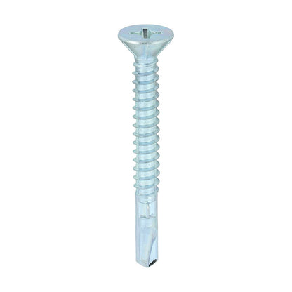 TIMCO WingTip Screw S/DRILL No3 Zinc 5.5 x 50 Silver Pack 200