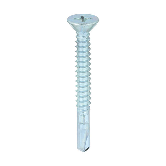TIMCO WingTip Screw S/DRILL No3 Zinc 5.5 x 50 Silver Pack 200