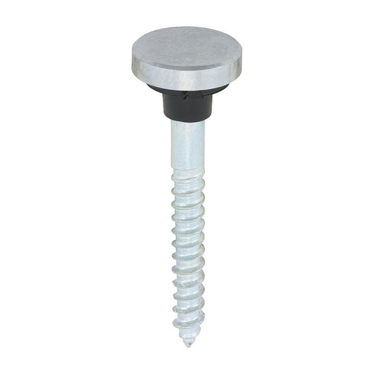 TIMCO Mirror Screw Flat - Chrome 8 x 1 1/2 Pack 8