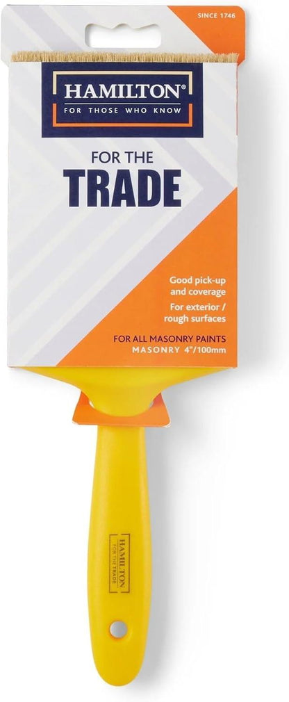 For The Trade 4" Masonry Brush | Decorating Tools, Paint Brushes, Rollers & Accessories