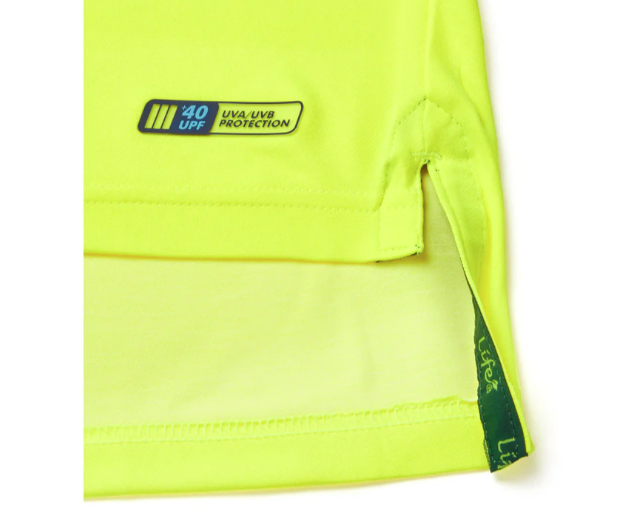 Pulsar Hi Vis Short Sleeve Polo Shirt Yellow sz M High Visibility Workwear