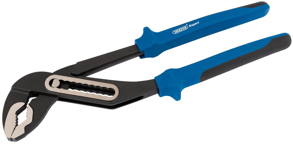 84442 Draper Expert Expert Heavy Duty Soft Grip Water Pump Pliers, 250mm EWPH1 Waterpump Pliers Professional Trade DIY Workshop Garage Use