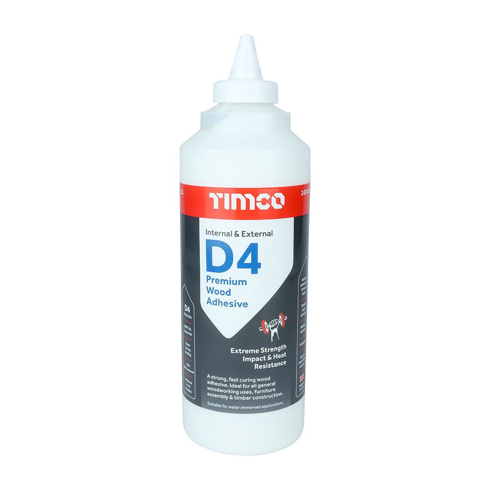 TIMCO D4 Premium Wood Adhesive nan 1L Pack 1.0