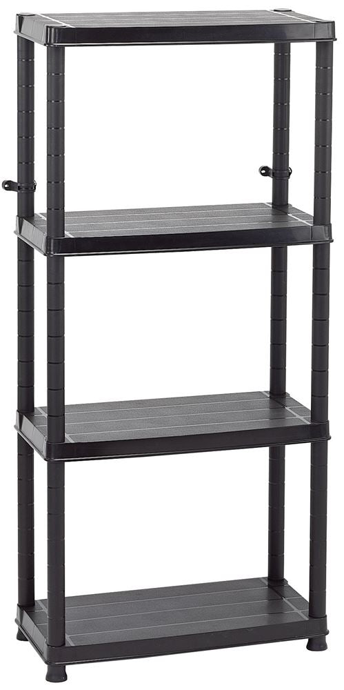23230 Draper 4 Tier Plastic Shelving Unit SU412 Professional Trade DIY Workshop Garage Use