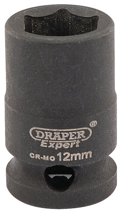 Draper 12MM IMPACT SOCKET 3/8DR 06871 3/8" Sq. Dr. Draper Expert HI-TORQÂ® Metric Impact Sockets