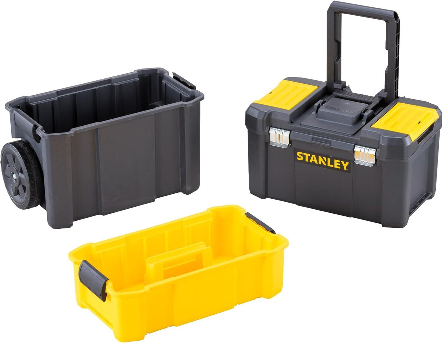 Stanley Essential Rolling Workshop Tool Box Mobile Storage Organiser STST1-80151