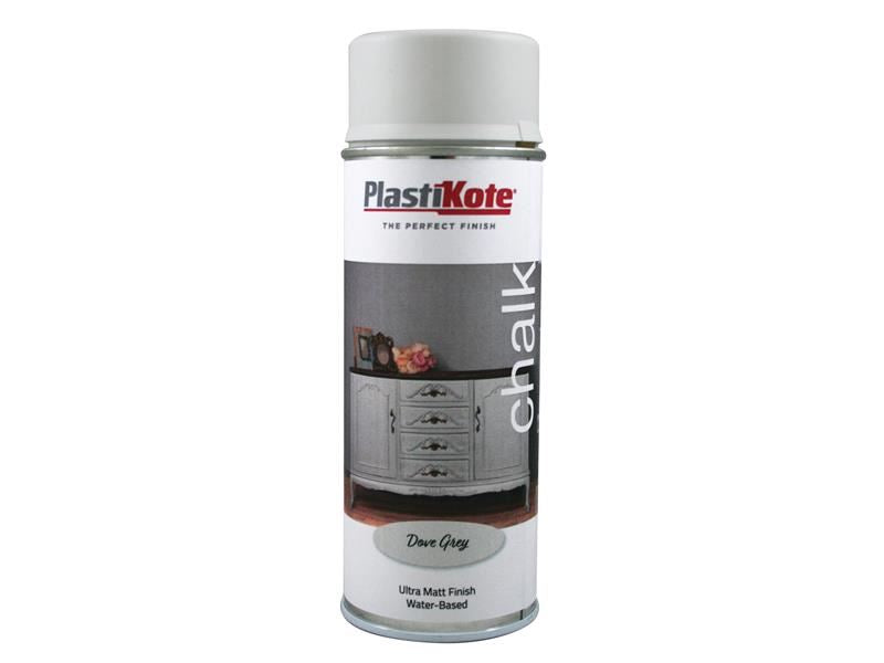 PlastiKote 440.0027109.076 Chalk Finish Spray Dove Grey 400ml