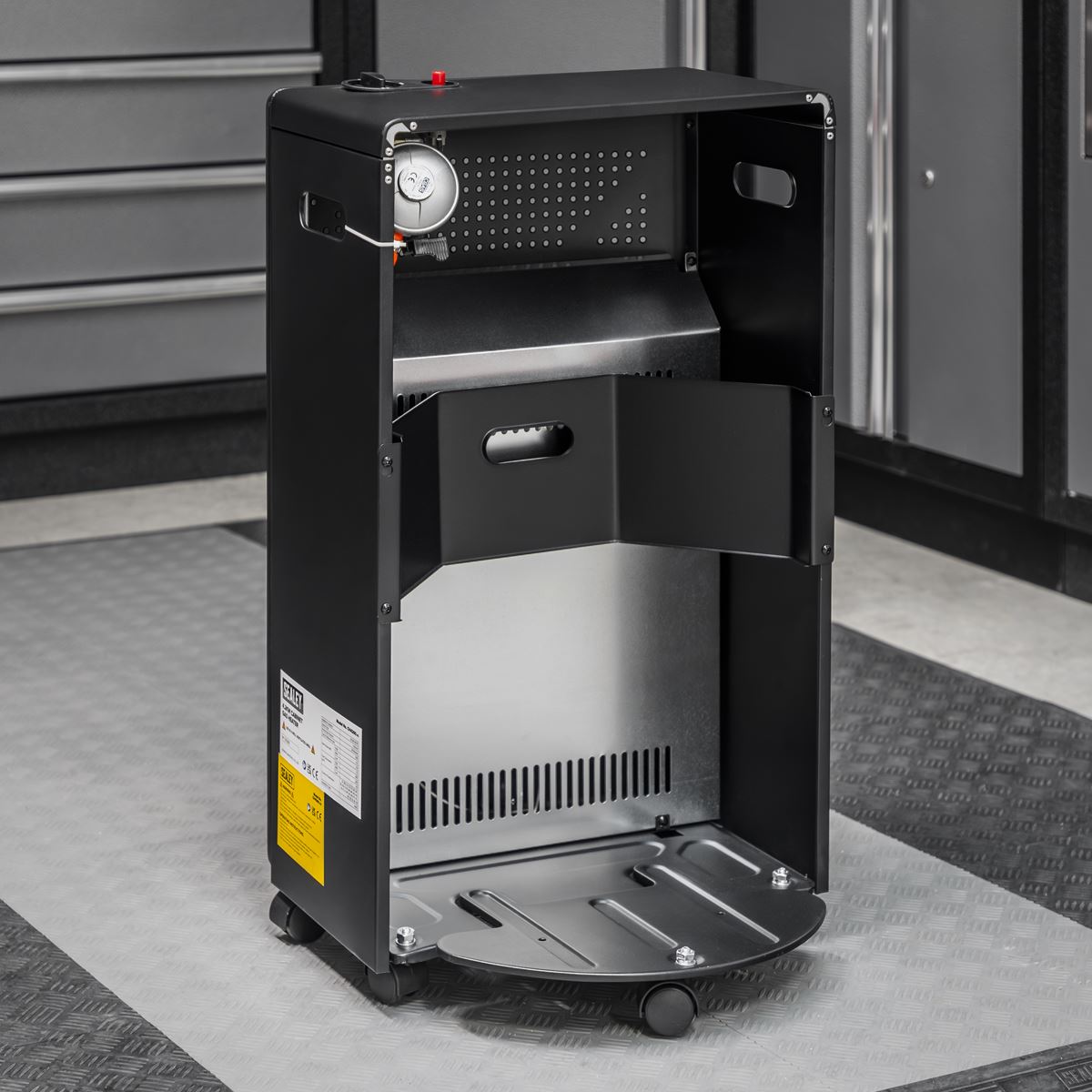 Sealey CH4200 Cabinet Gas Heater 4.2kW | 1.55/2.9/4.2kW(5,288-14,330Btu/hr) | Ceramic plaque cabinet heater ideal for office or home use.