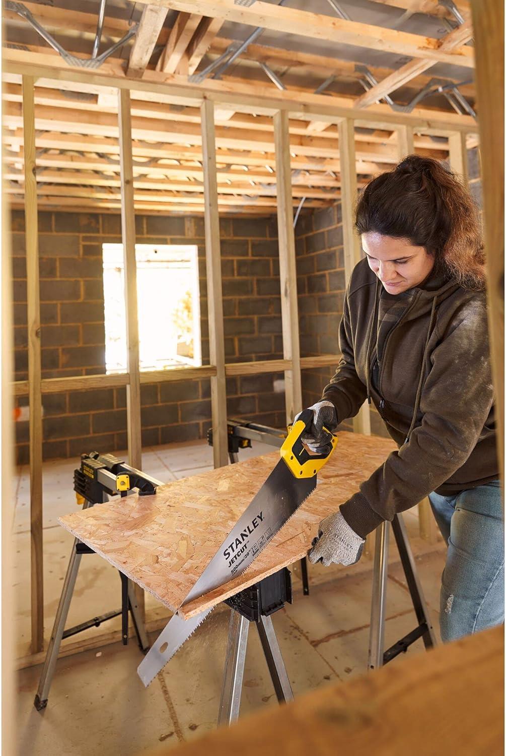 STANLEY 2-15-288 Jet Cut Rough Handsaw 500mm (20in) 8 TPI